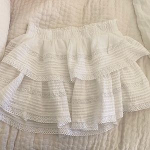aerie rock and ruffle skirt